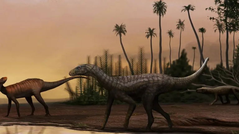El hallazgo del fósil de un reptil con el tamaño de un perro podría establecer una nueva fecha de origen de los dinosaurios
