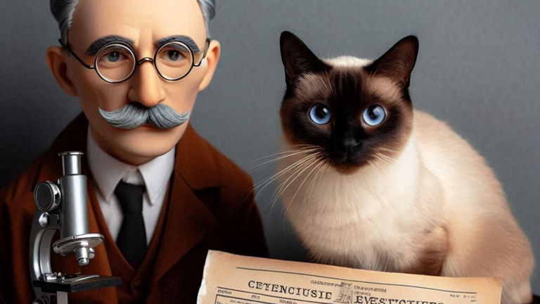 Existe un artículo científico publicado en el año 1975 que tiene como autor a un gato siamés. Su nombre es Chester y así acabó convirtiéndose en protagonista