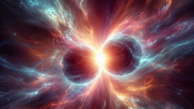 El telescopio espacial Hubble es testigo de un evento colosalmente energético e inesperado: la creación de átomos en el universo