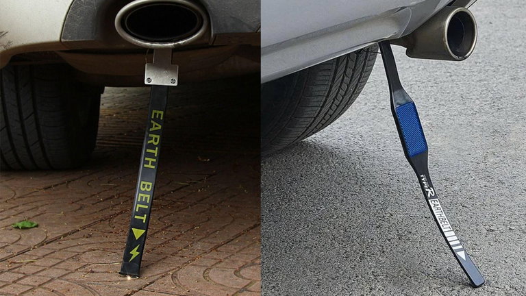 Por qué algunos coches tienen una tira que cuelga