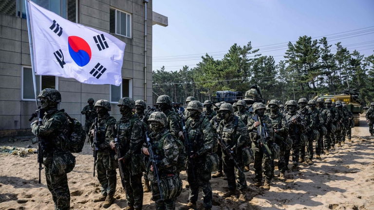 Tiene 600.000 soldados y más de 2.500 tanques. Así es el ejército de Corea del Sur, el quinto más poderoso del planeta