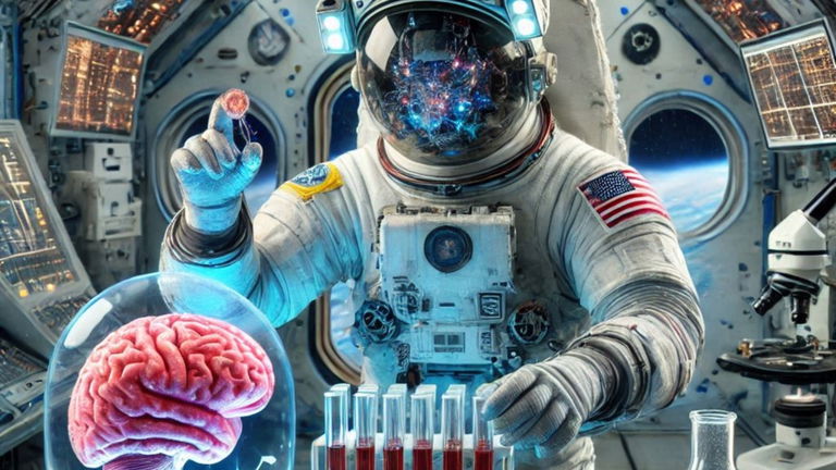 El espacio afecta de manera decisiva a nuestras células cerebrales. Envejecen más rápido en el espacio, pero se mantienen saludables