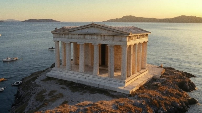 Han descubierto un templo en el mar que podría reescribir la historia de los antiguos griegos