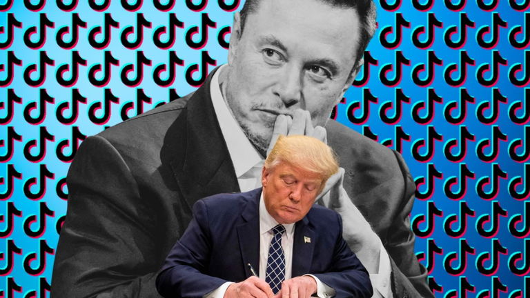 Donald Trump dice estar abierto a que Elon Musk compre TikTok "si él quiere"