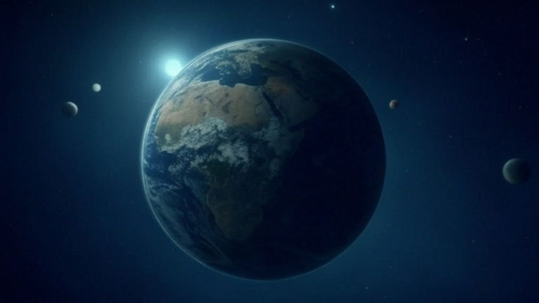 Astrónomos han realizado una simulación de una "supertierra" cerca de Marte y nuestro sistema solar cambiaría de forma radical
