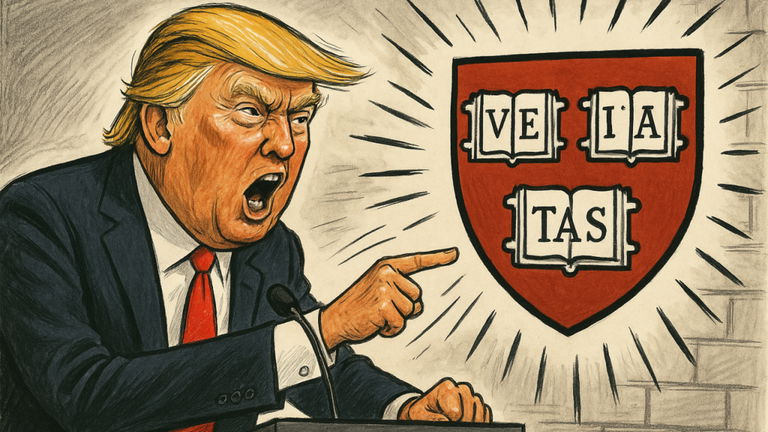 Donald Trump carga contra la prestigiosa universidad de Harvard: la institución se quedará sin financiación debido a los recortes