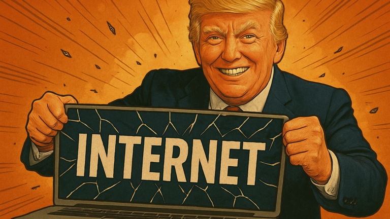 La guerra comercial lanzada por Estados Unidos tendrá más consecuencias: podría "romper" internet, según los expertos