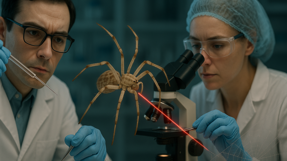 Genisaro Insecto Crean la primera araña modificada genéticamente del planeta. La ...