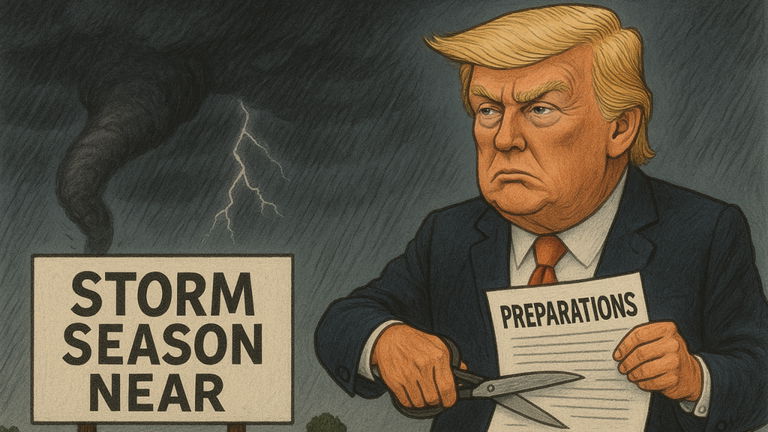La temporada de tormentas en Estados Unidos está a punto de llegar y los recortes de Donald Trump disminuyen los preparativos