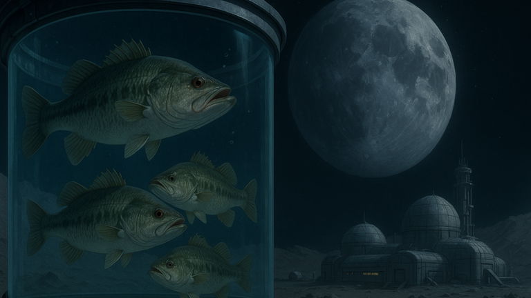 Un equipo de científicos franceses quiere criar peces en el espacio. Será un gran paso para colonizar la Luna