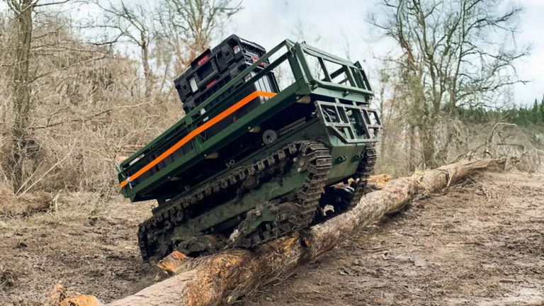 El robot 'Donkey' ya lucha por Ucrania. Puede transportar 200 kilos y es capaz de soportar armas nucleares