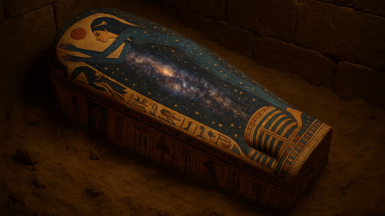¿La Vía Láctea en un sarcófago del antiguo Egipto? Un astrofísico cree haberla encontrado