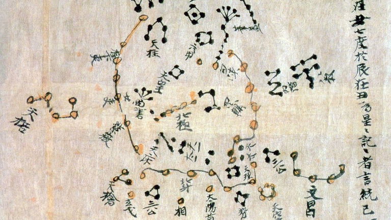 Es el mapa estelar más antiguo del planeta. Tiene más de 2.000 años y fue hecho en China
