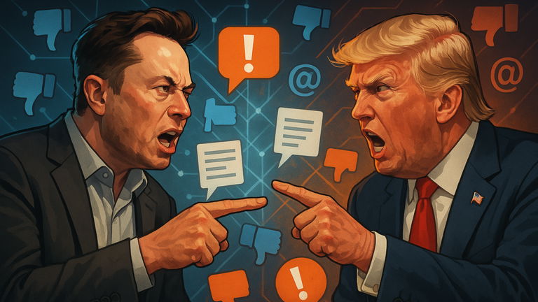 El tuit que lo cambió todo: así empezó la guerra digital entre Elon Musk y Donald Trump