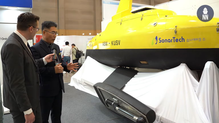 Es un dron submarino que pesa varias toneladas y podría ser letal. Acaba de ser presentado en Corea