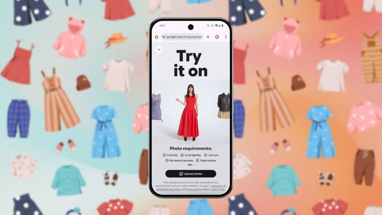 Google da la puñalada final a las tiendas físicas: su nueva herramienta de IA permite probarse la ropa virtualmente