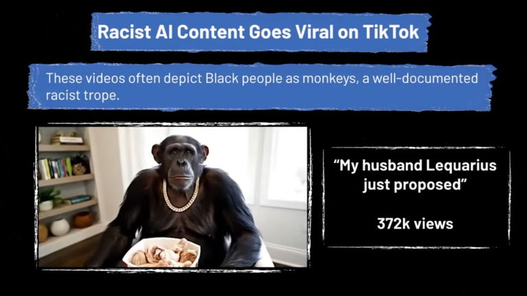 TikTok se inunda de vídeos racistas generados por IA. La culpa de todo la tiene esta aplicación de Google