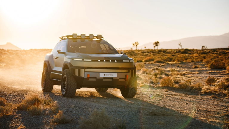 Hyundai sorprende con su CRATER Concept: un todoterreno ciberpunk que realmente parece un coche, no como el Tesla Cybertruck