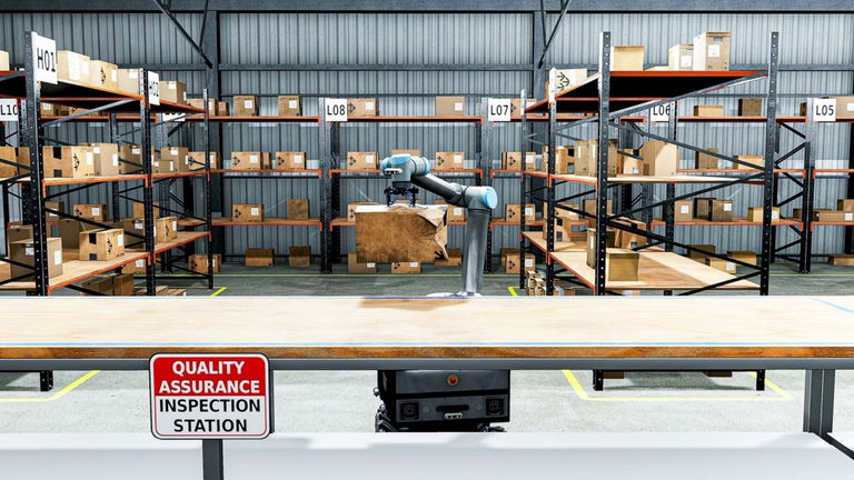 Una empresa quiere poner a prueba este robot de almacén: él solo es capaz de hacer todas las tareas