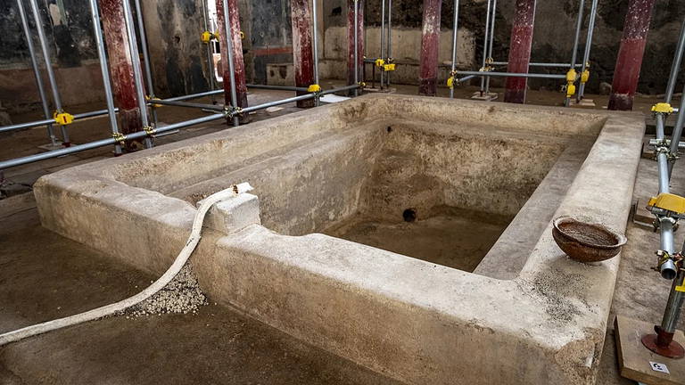 Los baños públicos de Pompeya eran más sucios de lo que se pensaba, o eso dice este estudio