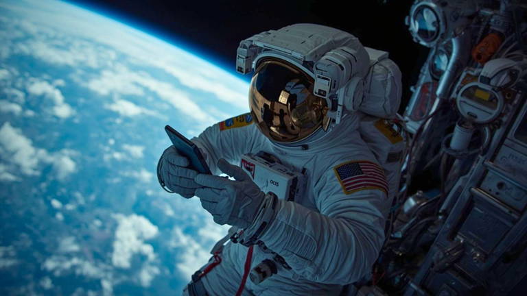 La NASA ha cambiado de opinión: los astronautas podrán llevarse móviles al espacio