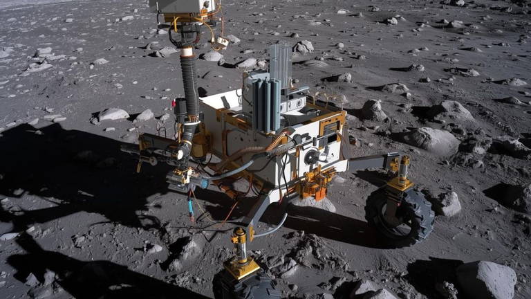 China diseña un prototipo de robot con ruedas de gran destreza que será clave para la exploración lunar