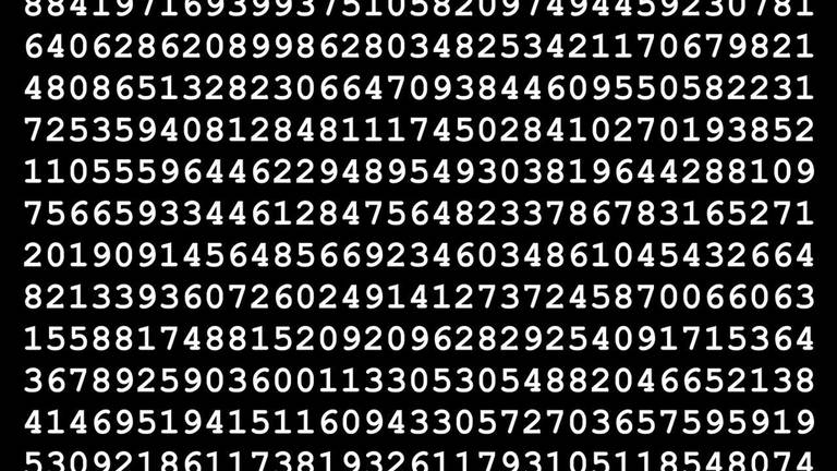 Los científicos tras la pista del infinito "Pi: llevan más de 314 billones de dígitos calculados en 110 días, ¡y van a seguir!