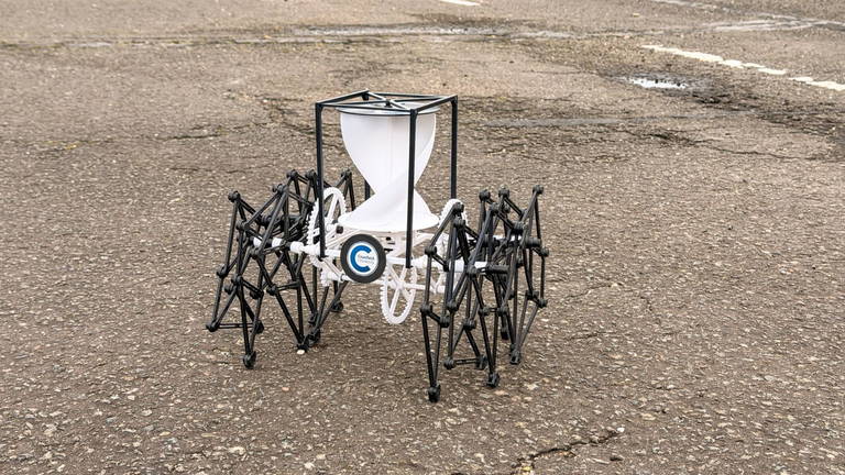 Un nuevo robot impreso en 3D utiliza el viento en lugar de baterías