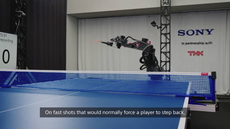 El robot autónomo Project Ace de Sony AI se convierte en el primero en vencer a jugadores profesionales de tenis de mesa
