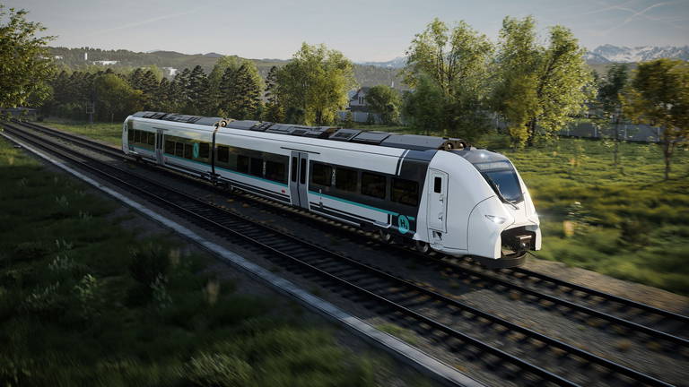 Una empresa alemana entregará a Rumania el primer tren propulsado por hidrógeno