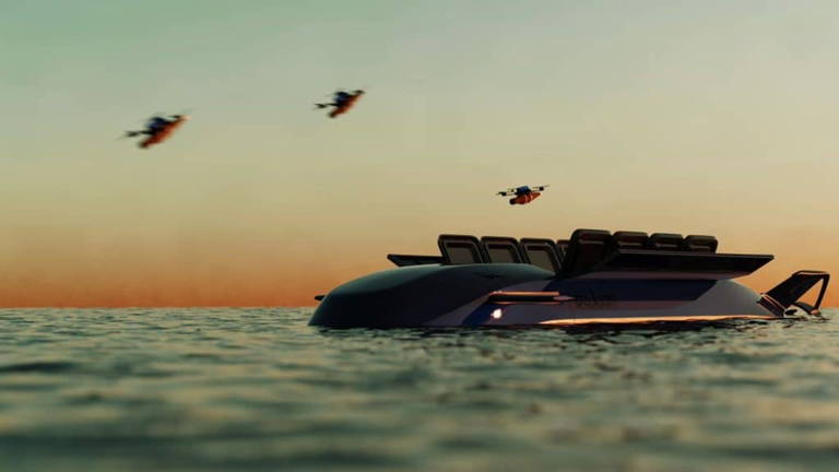 Turquía presenta el 'Sinarit': el dron submarino gigante capaz de lanzar misiles que cabe en un camión